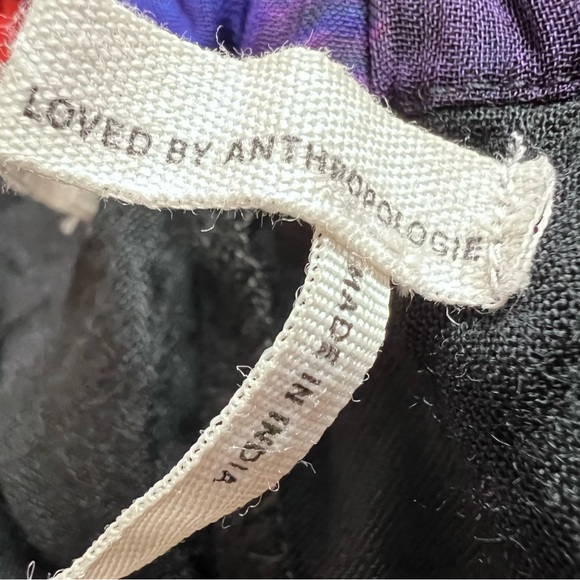 Floreat x Anthropologie Off The Shoulder Watercolor Mini Dress, Size Large - Picture 9 of 14